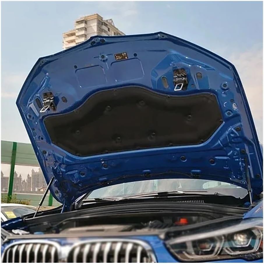 車エンジン断熱綿 車エンジン防音コットンマットフロントフードヒート遮音パッドカバー に適していますX1 F48 2019 2020