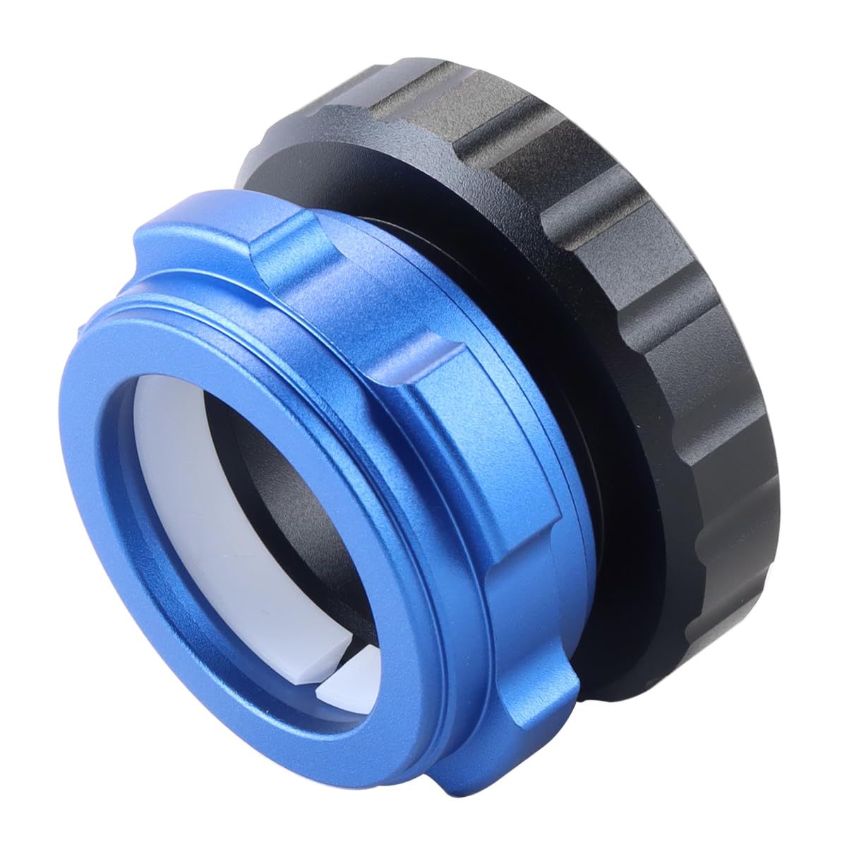 Adaptateur d'oculaire pour télescope, adaptateur d'interface de verrouillage coaxial M42 vers 1,25 pouce, accessoire d'astrophotographie en alliage d'aluminium (bleu)