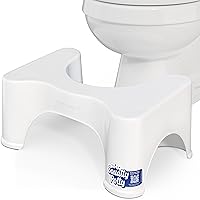 Vista 8 de Banco de tocador de baño original Squatty Potty de 7 pulgadas, color blanco, sp-e-7, 18 Ecco, 7 pulgadas, Blanco, 1, 1