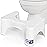 Squatty Potty The Original Bathroom Toilet Stool Height, White, 9 Inch (Pack of 1)