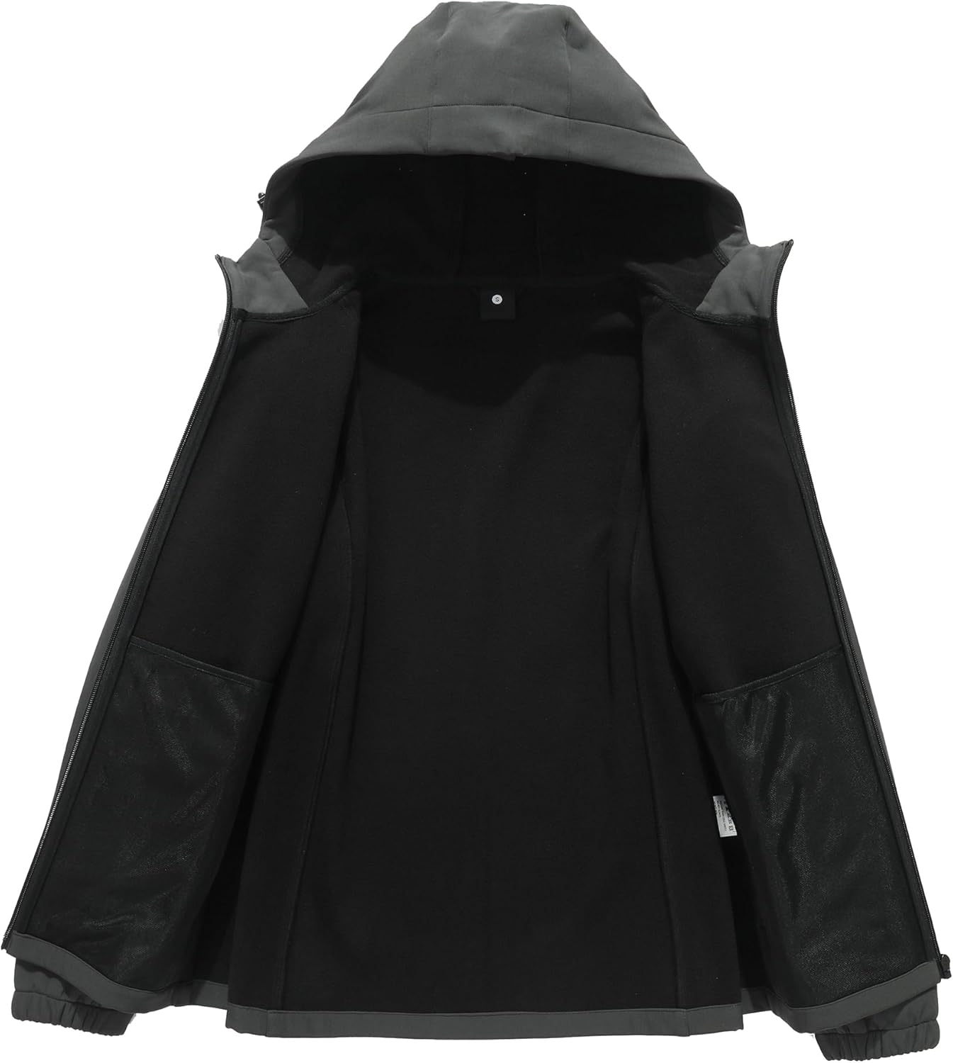 MOERDENG Women's Waterproof Softshell Jacket with Hood Fleece Lined Winter Jacket Insulated Windbreaker Hiking Jacket - Image 3