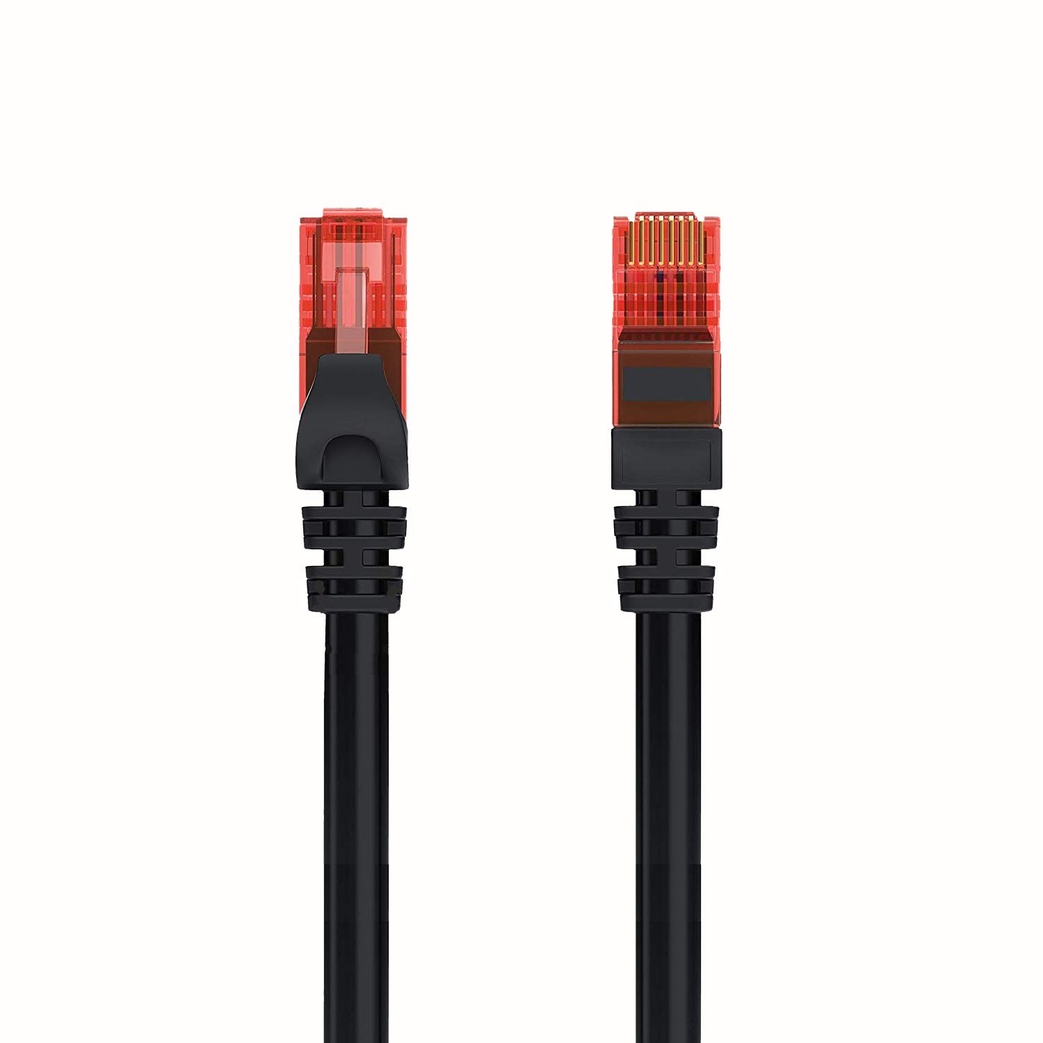 Welly Enjoy WY40150 Network Patch Cable Category 6 U/UTP Ethernet Gigabit LAN RJ45 0.5 m PVC CU AWG 26/7 Black