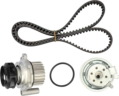 DRIVESTAR Kit de correa de distribución del motor con bomba de agua 1998 1999 2000 2001 2002 2003 2004 2005 para Volkswagen Golf Beetle Jetta 2.0L