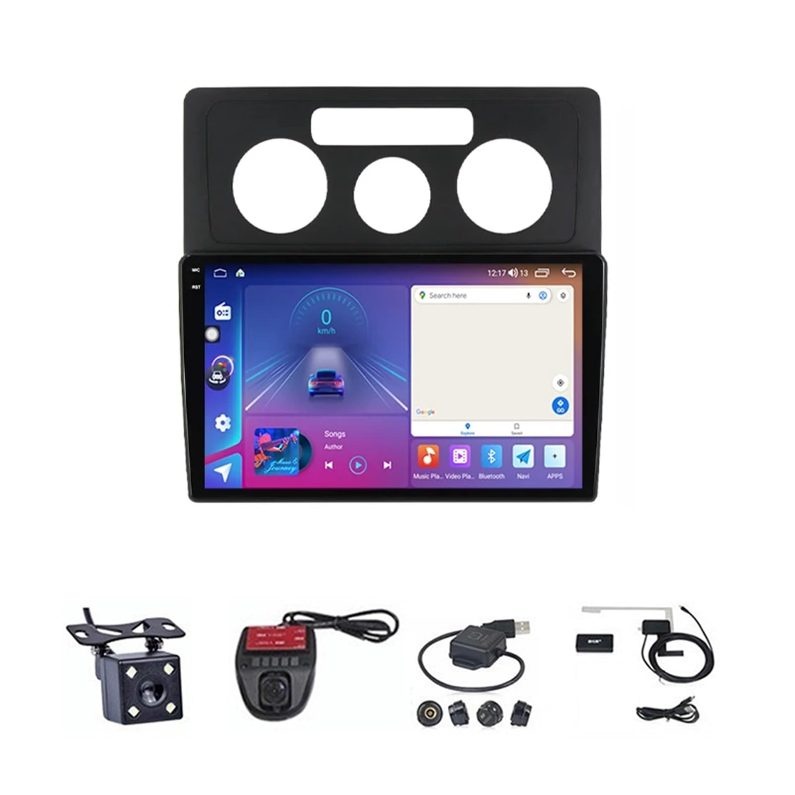 Autoradio Android 9 pouces GPS pour voyager en Volkswagen Caddy III
