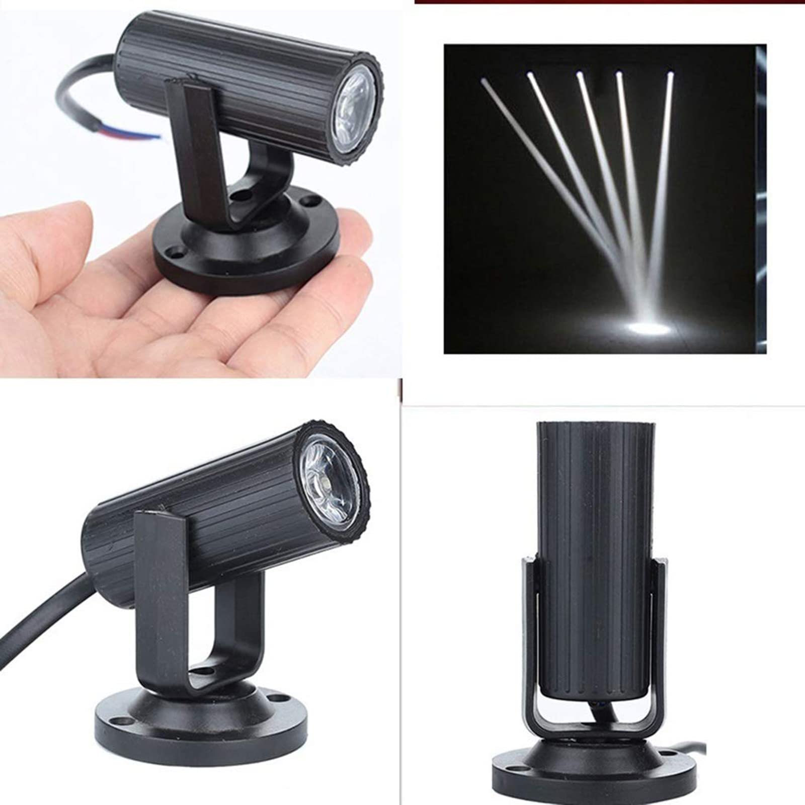 Amazon.co.jp: 4個のLedピンスポットライト、ステージスポットライト