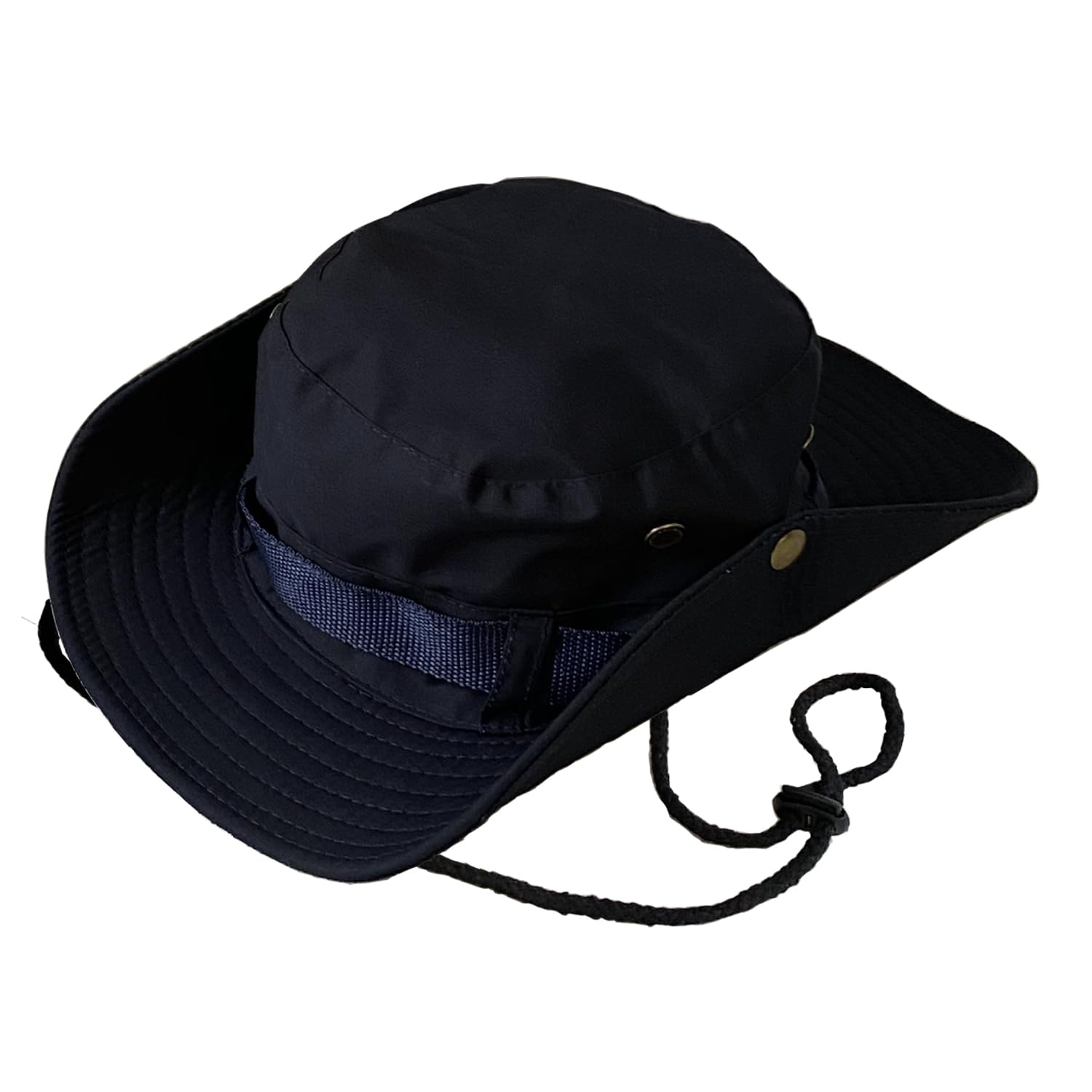 Taeku Sun Hat, Unisex Wide Brim Bucket Hat Sun Protection Cap Breathable Boonie Hat for Fishing Hiking Gardening Safari (Blue)