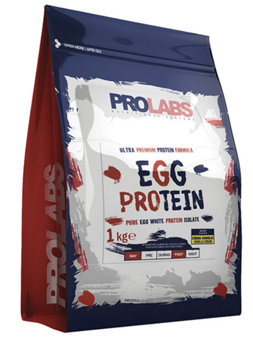 Prolabs Egg Protein 750 gr - proteine albume uovo + vitamina b6 - gusto cacao