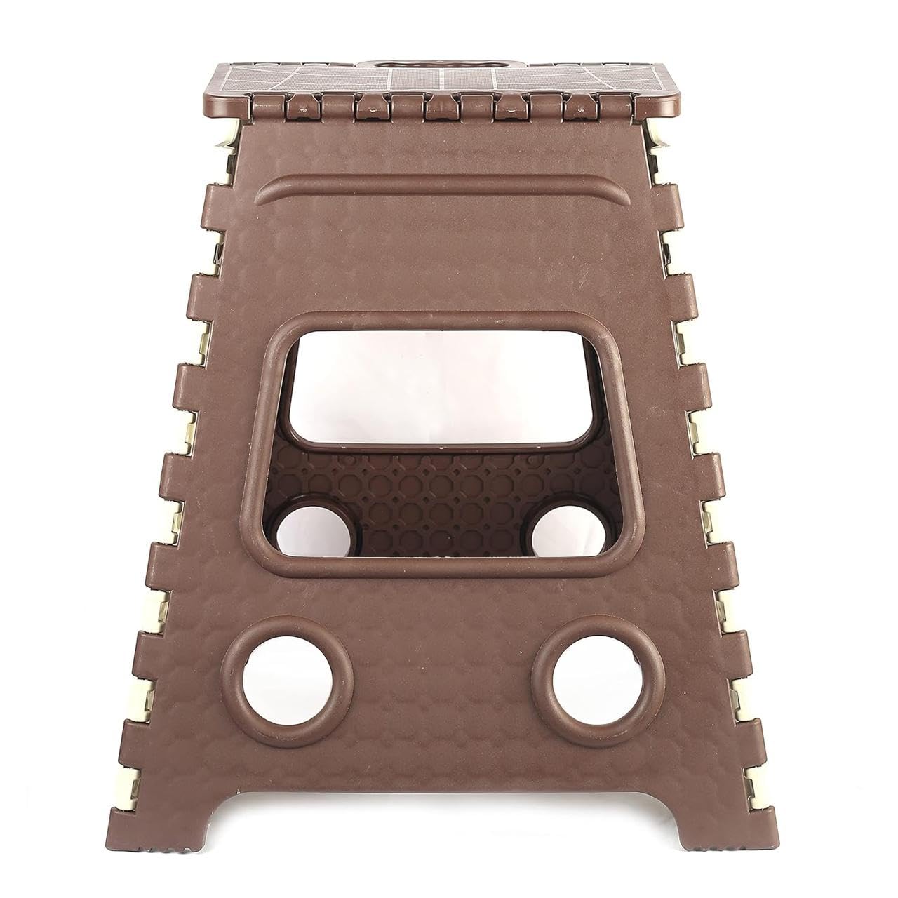 SAIELITE Heavy-Duty Foldable Plastic Step Stool with Non-Slip Surface (18INCH)-image-28