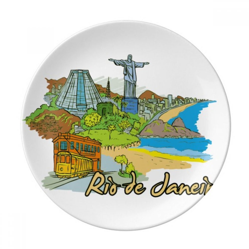 Assiette porcelaine Rio de Janeiro pour briser la monotonie table
