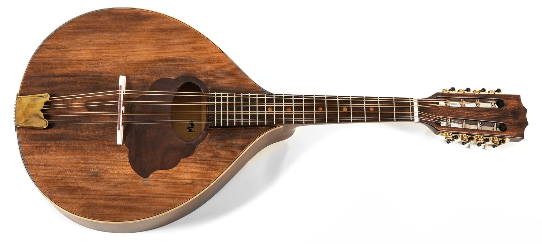 GEWA Mandola Pro Arte Antique - Mandola piatta - Forma portoghese - Tavola armonica in abete massello - Fondo / fasce in acero massello - Finitura antica opaca - Made in Europe