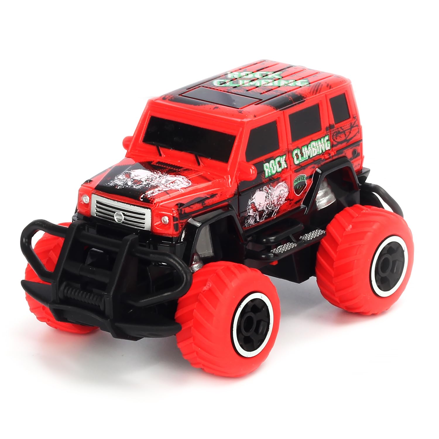 Pup Go Giocattoli per Bambini, Macchinine Telecomandate RC, Regalo Perfetto per 3-5 Anni, Monster Truck Elettrici, Auto Gioco per Maschi, Giocattolo Divertente per il Tempo Libero Rossa