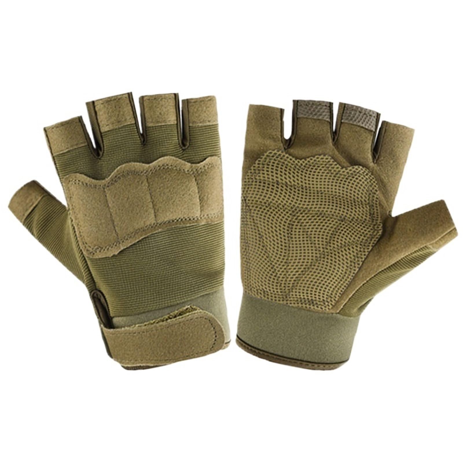 Guantes de ciclismo unisex de medio dedo Guantes deportivos de exterior antideslizantes de camuflaje
