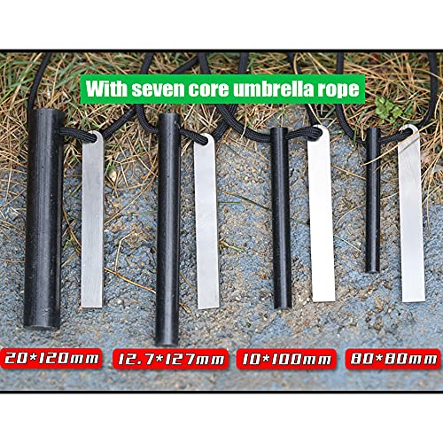 Survival Fire Starter Flint & Staal Striker voor BushCraft and Emergency, Firesteel Magnesium dat 10 mm dik is… - Image 5