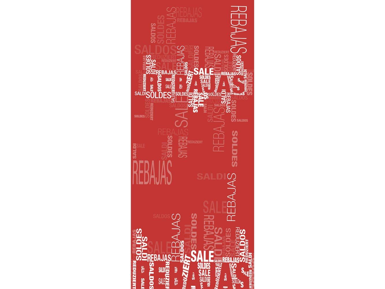 Oedim Roll up Rebajas 85x200cm | Impresión Incluida Máxima Calidad de Impresión, Anti Curbing, antibalanceo | Rollup, Expositor publicitario enrrollable.