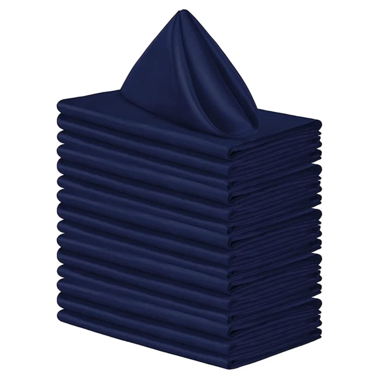 Table Napkins 10pcs 30x30cm Parties Supplies Satin Napkin Soft Washable Dinner Napkins Reusable Table Hotel(Color1)