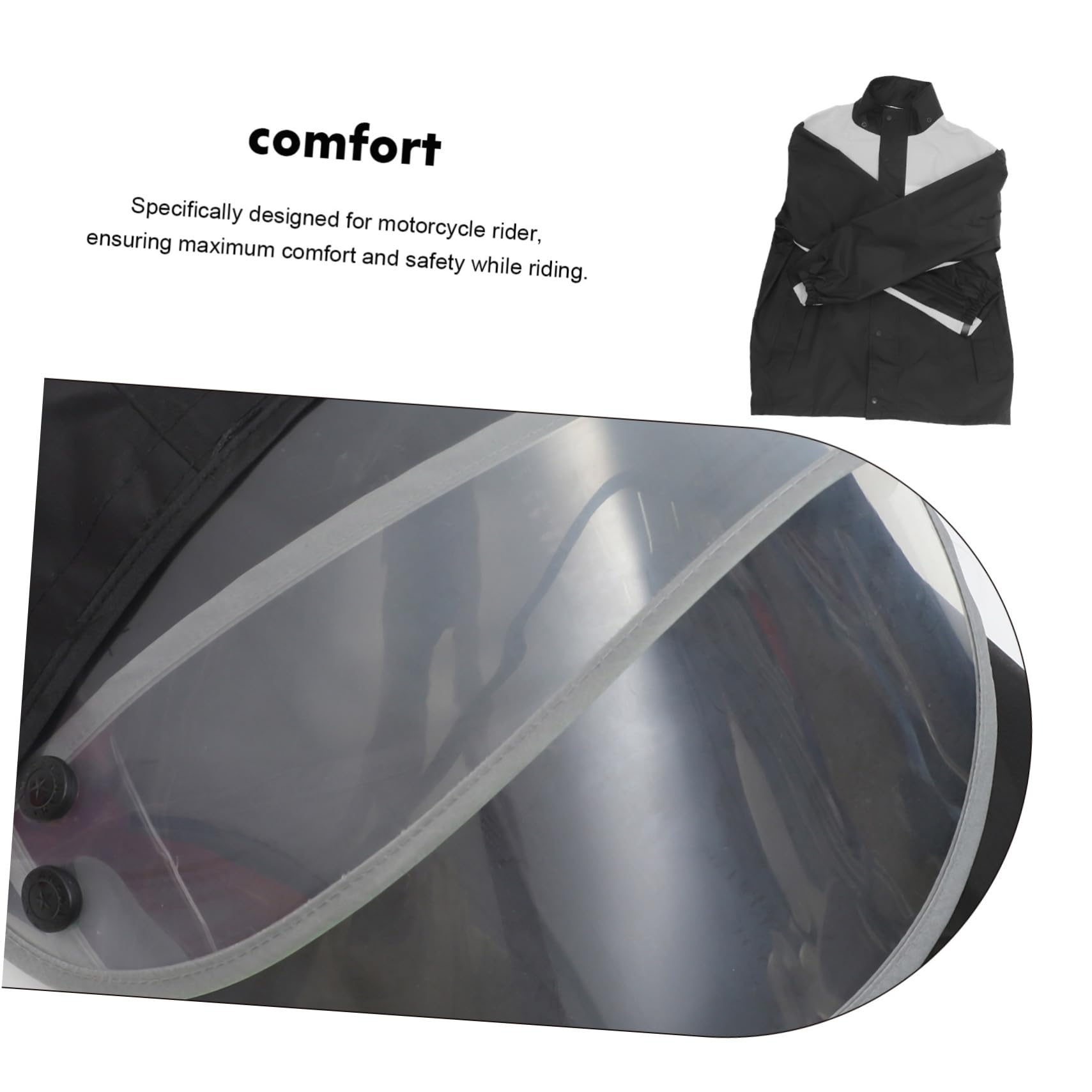 GARVALON Regenanzug Herren Motorrad Satz 2xl Winddicht Regenjacke Und Regenhose Mit Reflexstreifen Für Outdoor Motorradschutz