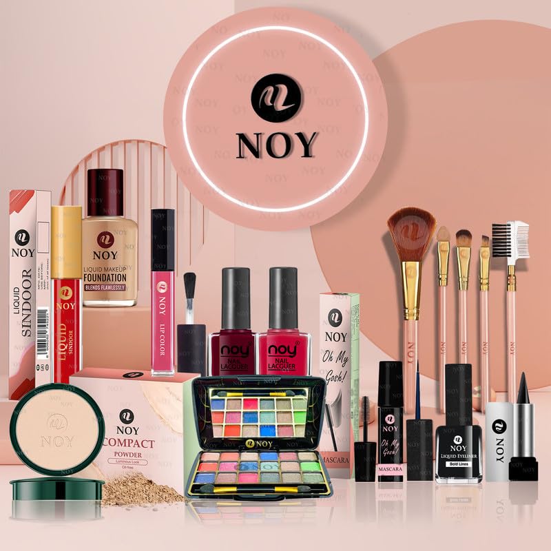 NOY Haute Couture Chic Runway Inspired Makeup Kits High Fashion Styles Moisturizing, Hydrating & Breathable NO#446 (Pack of-15)