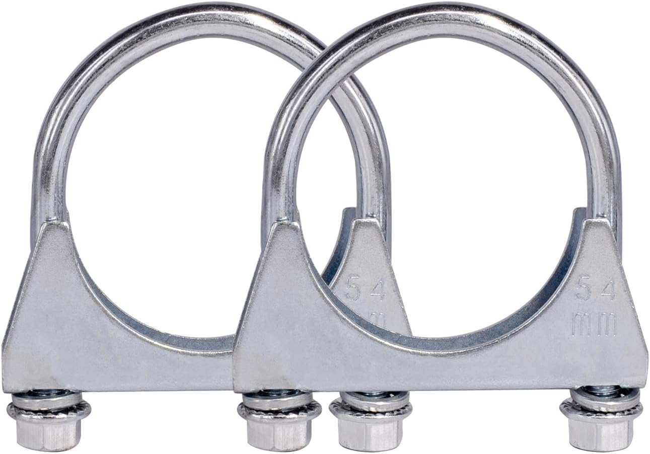 2 Piece Car Clamp M8 Pipe Clamp Ø5280 mm Special Clamp for Exhaust