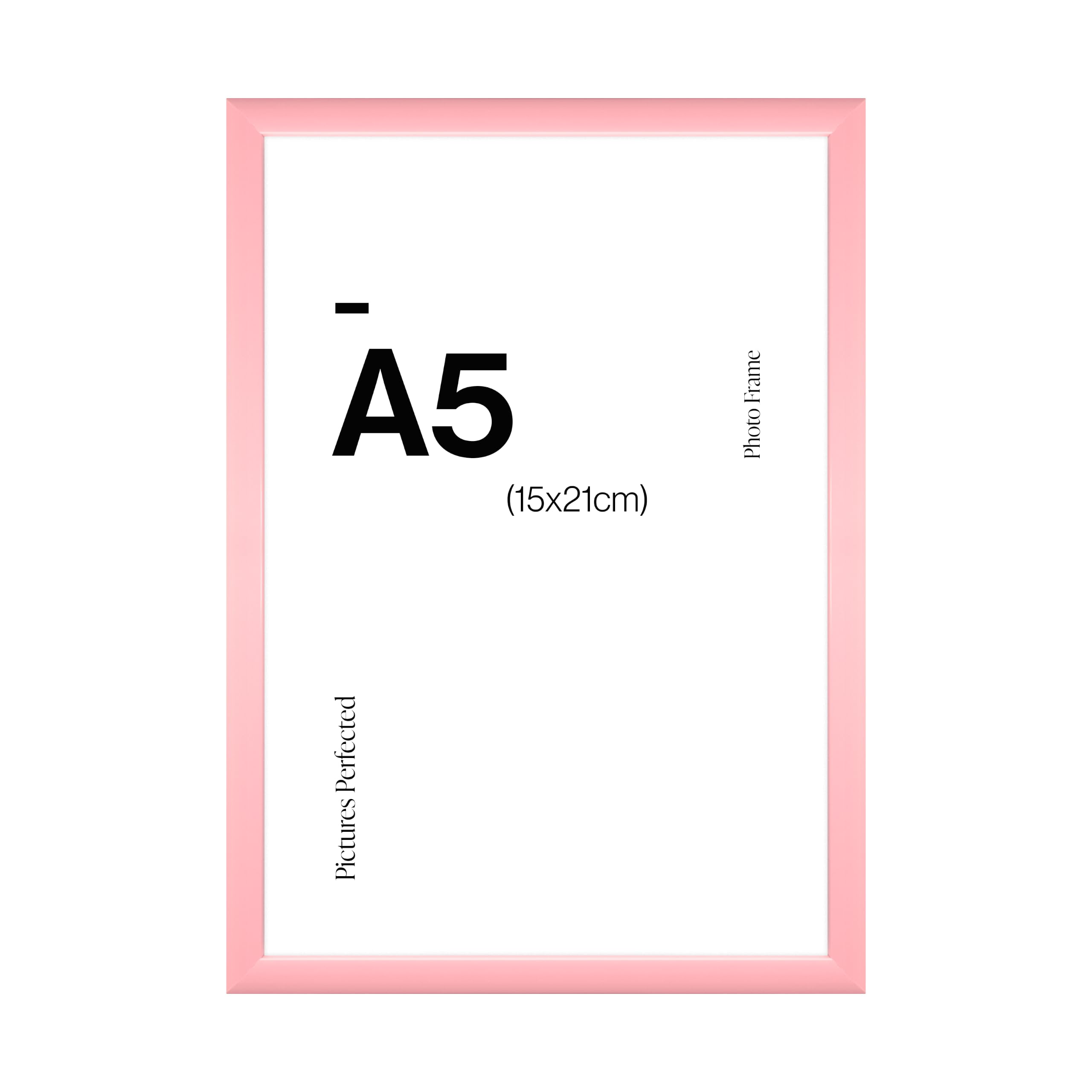 Modern Pink A5 Photo Frame for A5 (15x21cm) Photos or Pictures