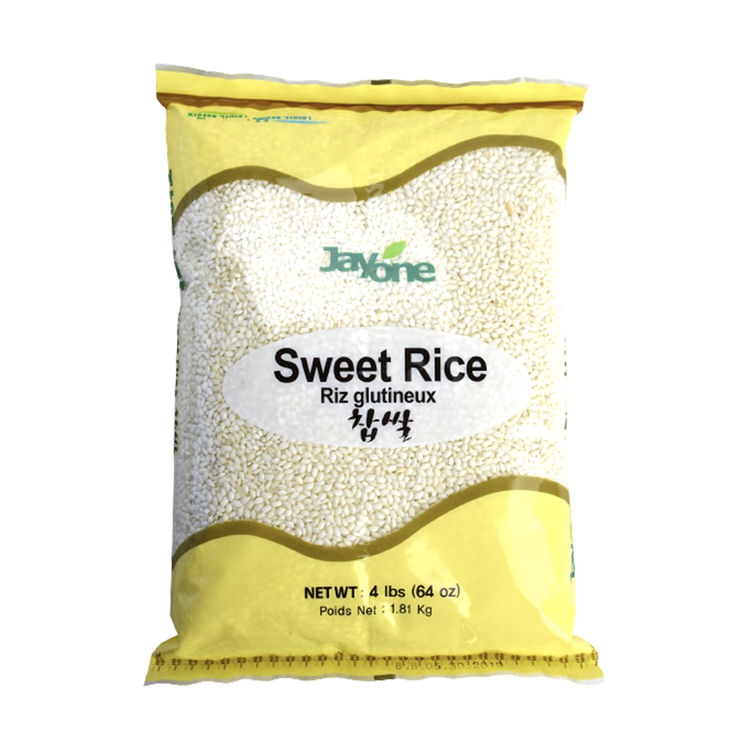 Korean Mixed Grain Rice, Multi-Variety Pack with White, Brown, Black, Sweet, and 5, 15 Mixed Grains (1 pack, Sweet Rice 4lbs)