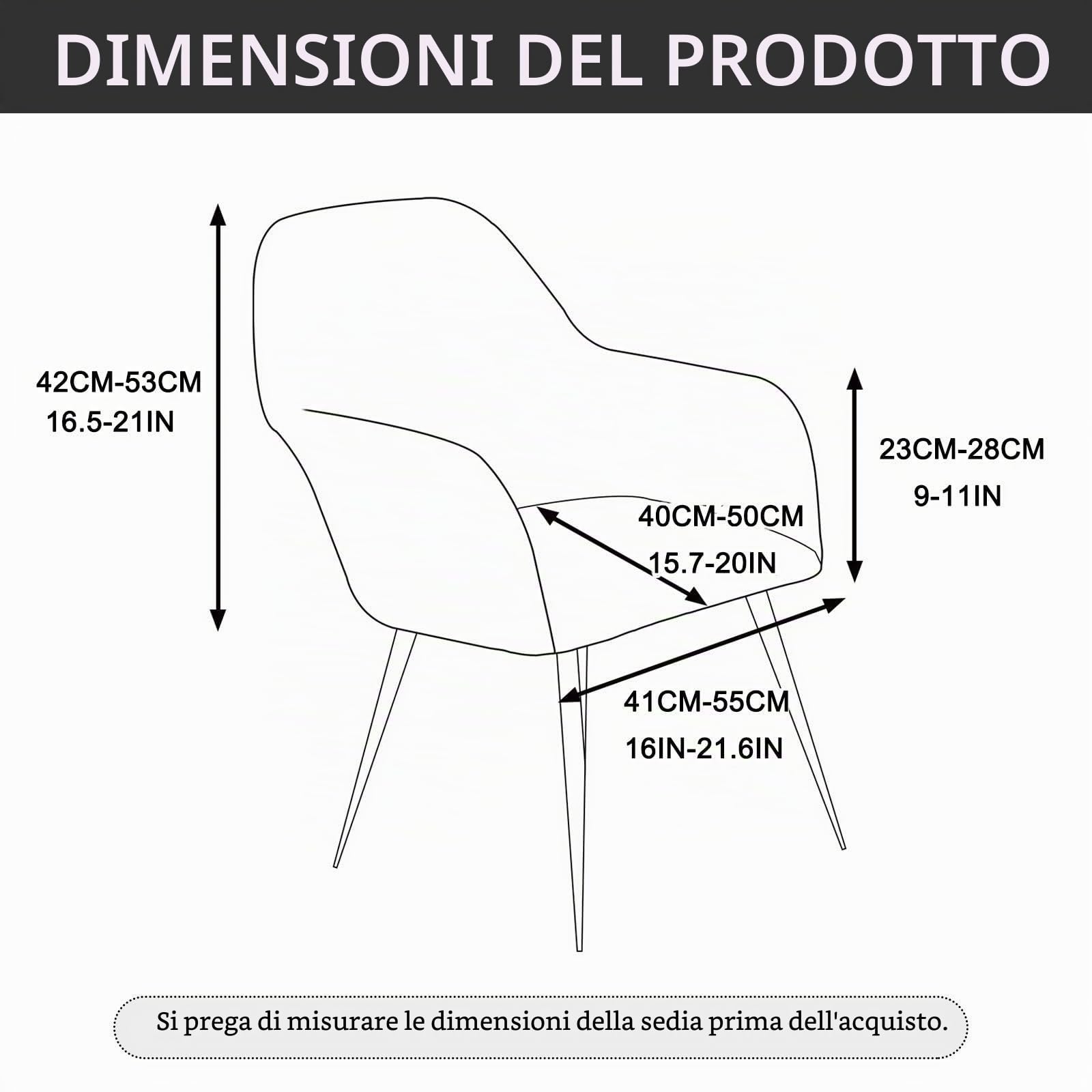 Fodera Poltroncina Sala Pranzo Elasticizzata-Beige-2 Pezzo