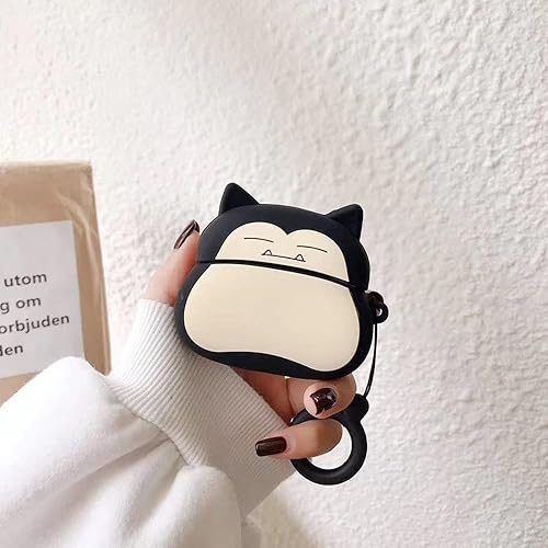 Miniatura 6 de Hyltlin Funda para AirPods 3, de silicona suave 3D de dibujos animados, divertido diseño Kawaii Monster a prueba de golpes, funda de carga para