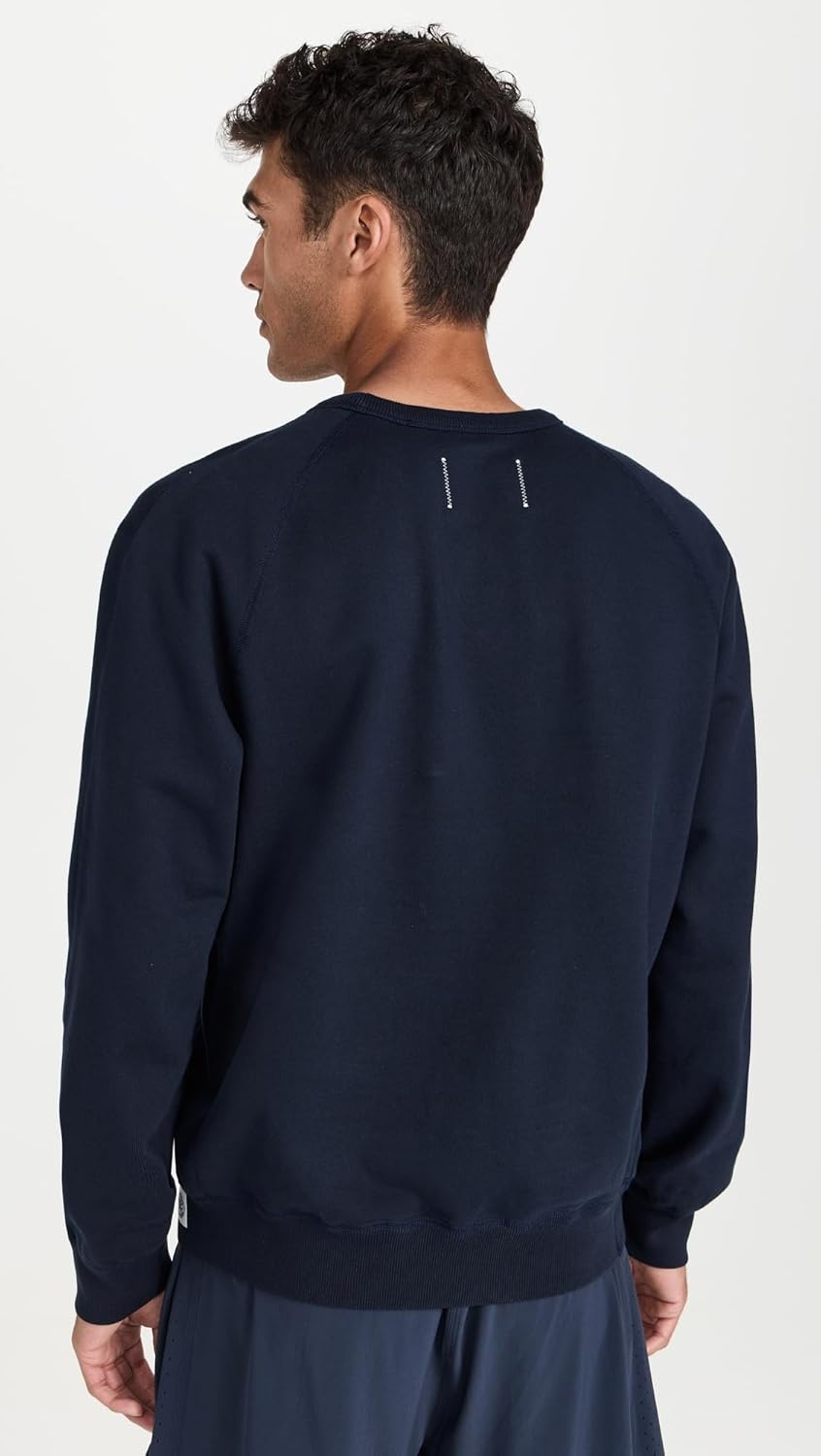 REIGNING CHAMP Men's Midweight Terry Classic Crew Neck Sweatshirt - Image 3