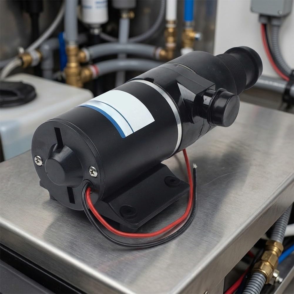 Pompe à eaux usées 24 V Corps en plastique protégé thermiquement (24 V)