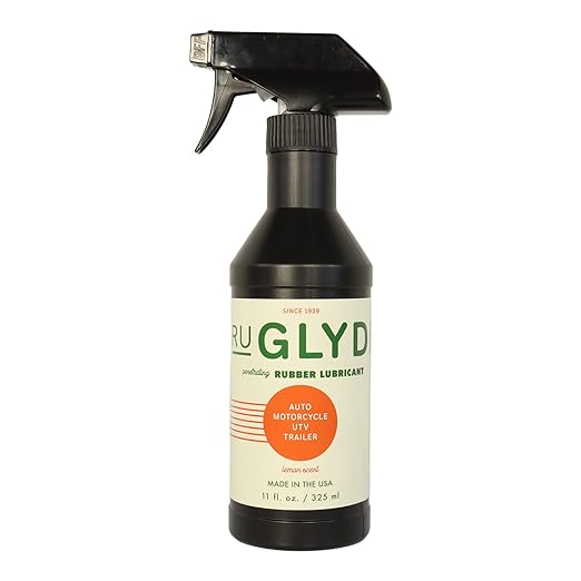 12 oz Bottle: Superior Rubber Lubricant for Smooth Tire Mounting & Enhanced Bead Protection on Cars, Trucks, and Motorcycles, Ready to Use Spray