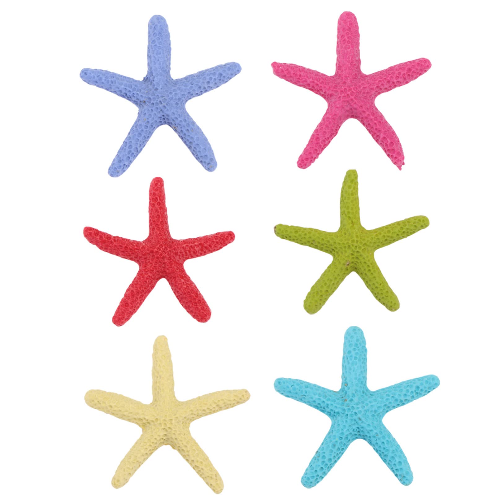 TOPPERFUN 1 Cuerda adorno de pared de estilo mediterráneo decoración de pared de estrella de mar decoración colgante de pared de resina ornamento colgante de estrella de mar pecera Decorar