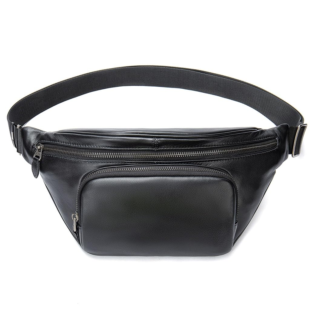 Sac de sport de grande capacite en cuir au design epure