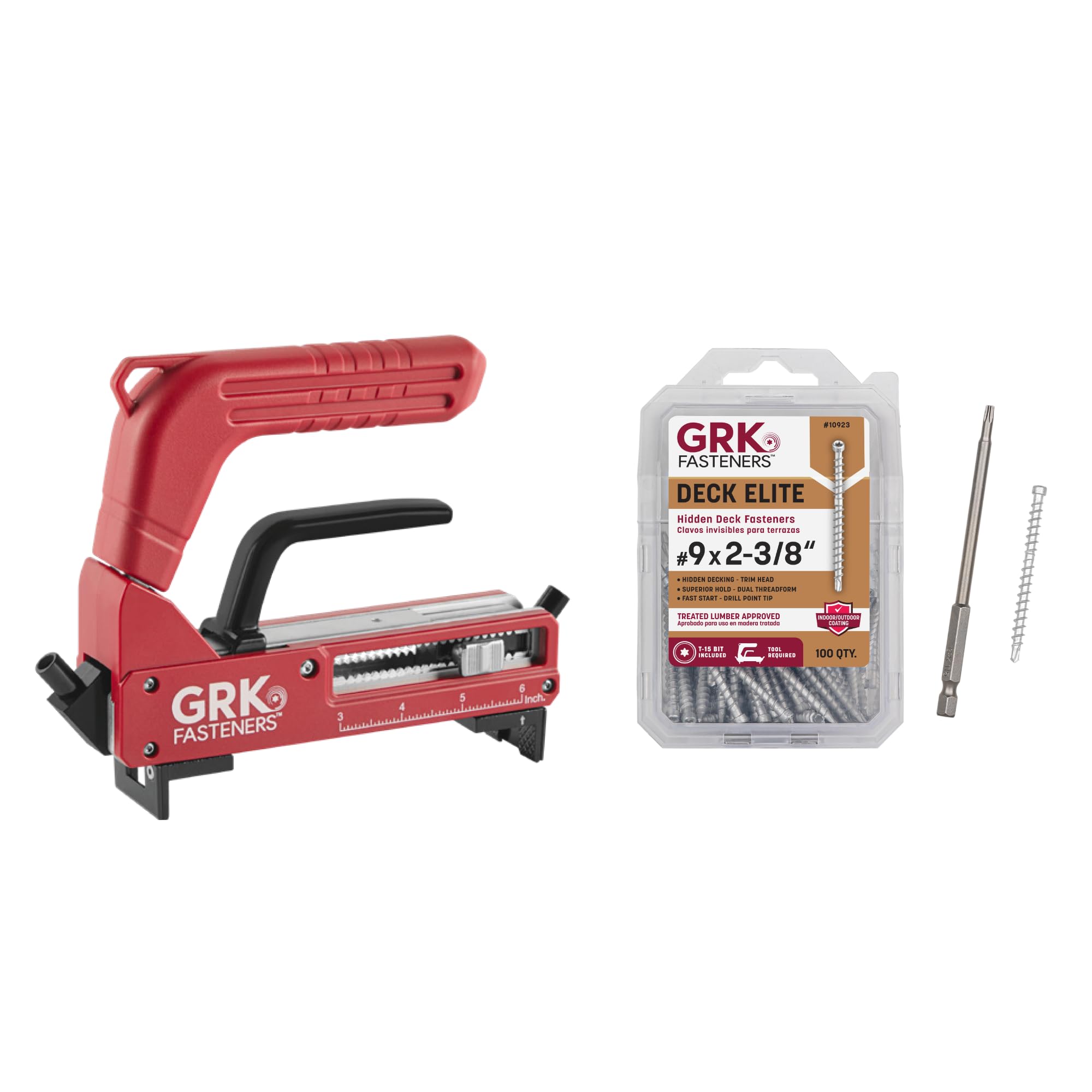 yyyANGLERS MADE イージリーストライク Amazon.com: GRK Fasteners AnglePro™ Hidden Fastening System, Kit
