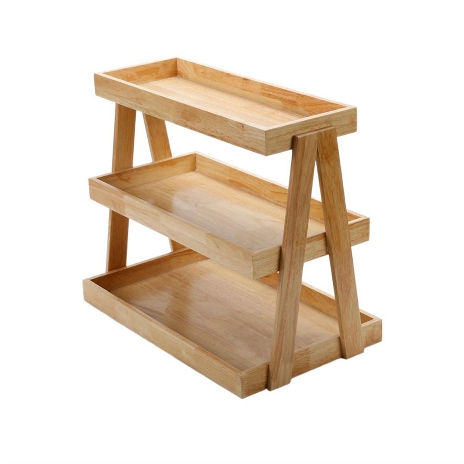 Cake Stand Three Layer Large Capacity Cupcake Rack High-grade Wooden Dessert Tray Bakery Baking Display Rack Cupcake Stand