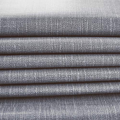 Image of NLMUVW 54 Inch Square Vinyl Tablecloth Heavy Duty, Small PVC Table Cloth Waterproof Wipe Clean Table Cover for Kitchen Dining Picnic, 54 x 54 inch, Dark Grey