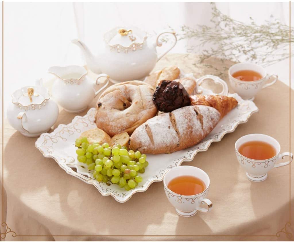 Zestaw Filiżanek Do Herbaty Kawy 8 Sztuk Ceramiczny Zestaw Do Parzenia Kawy I Herbaty Czajniczek Cukiernica Śmietanka Dzbanek Zestaw Filiżanek Do Herbaty Do Domowego Biura