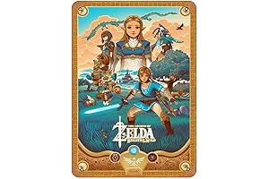 Legend of Zelda Tin Sign: Retro Wall Decor for Gamers