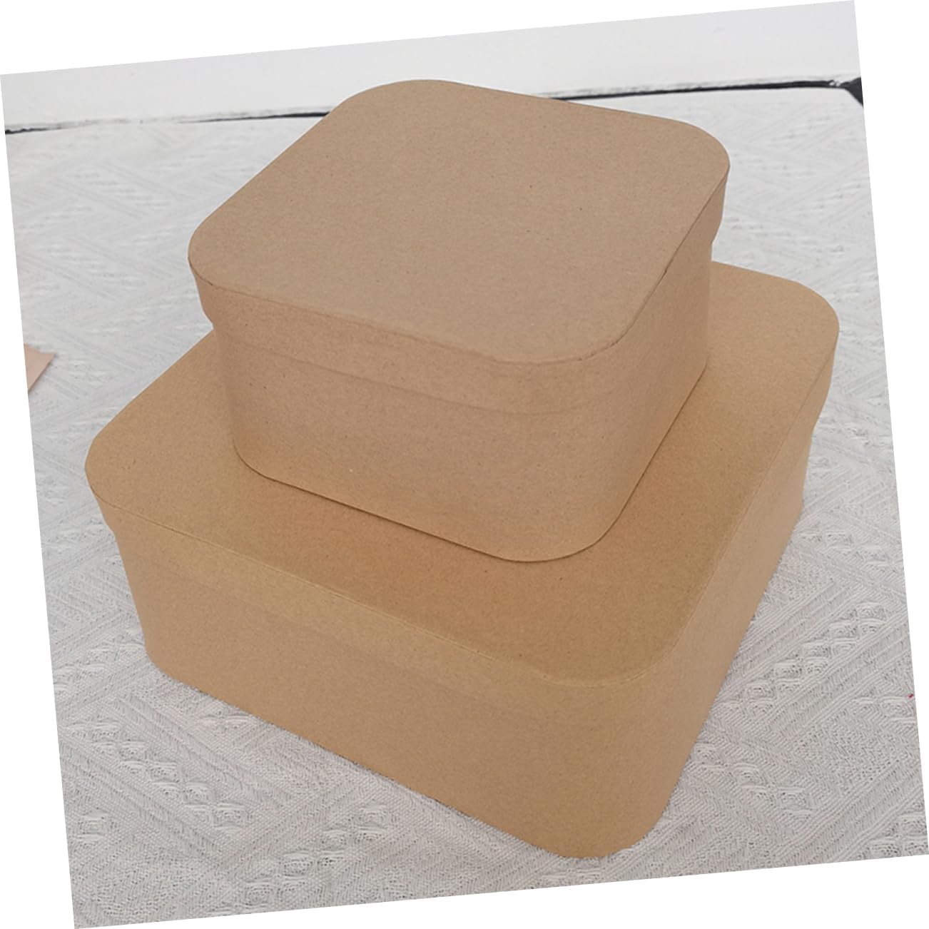 UTHCLO Gift Storage Box Square Kraft Paper Box for Baking Party Favors Sweet Gifts Durable Elegant Design for Cookies Treats Presents