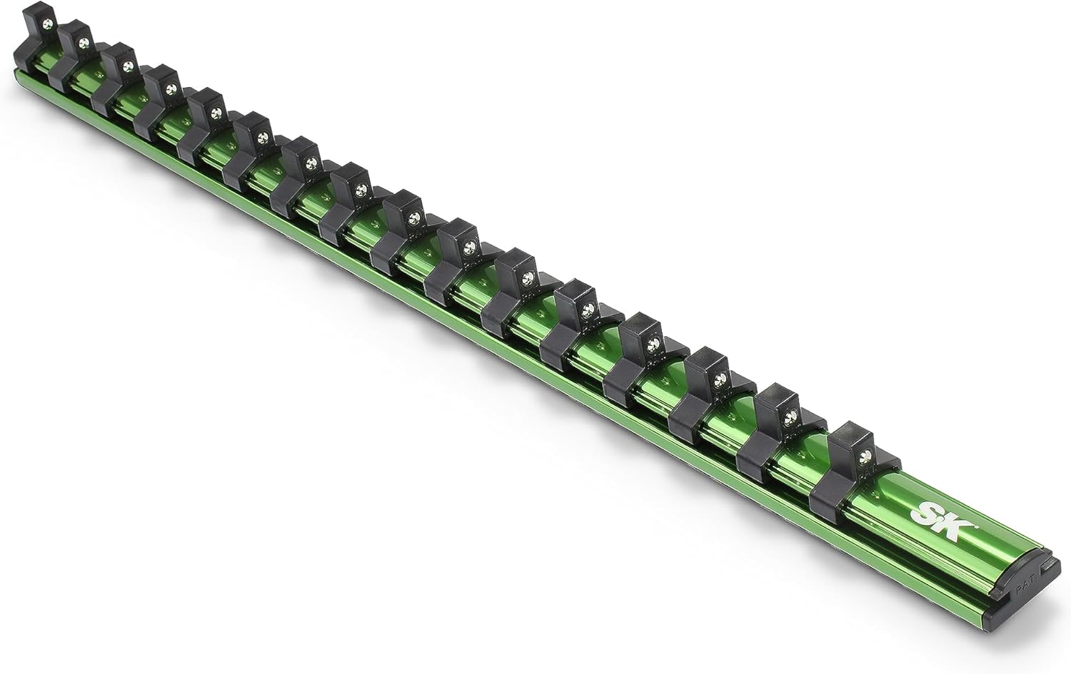 SK Tools USA 3/8" Drive, 16 Clips, 18" Long, Magnetic Socket Rail | M3816