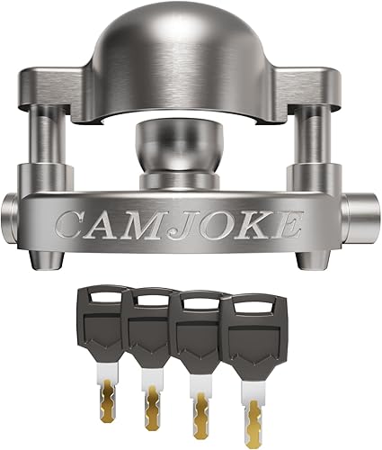 Cerradura de enganche de remolque, bloqueo de acoplador de remolque resistente, cerraduras de enganche de remolque de acero antirrobo, cerraduras