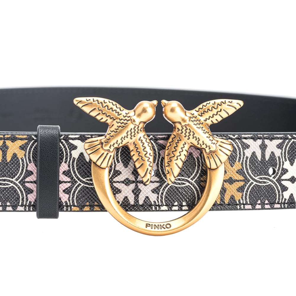 Pinko LOVE BERRY H3 BELT PVC STAMPA LOGO