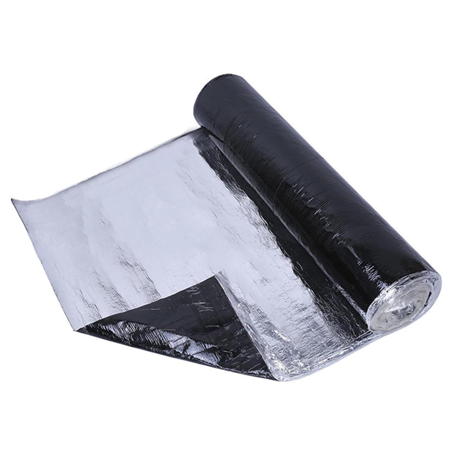 Genérico Cinta autoadhesiva Impermeable de butilo con betún para reparación de techos - 50x100cm, sellador de Papel de Aluminio para reparación de Fugas en tuberías, Metal, Ventanas y Barcos, durader