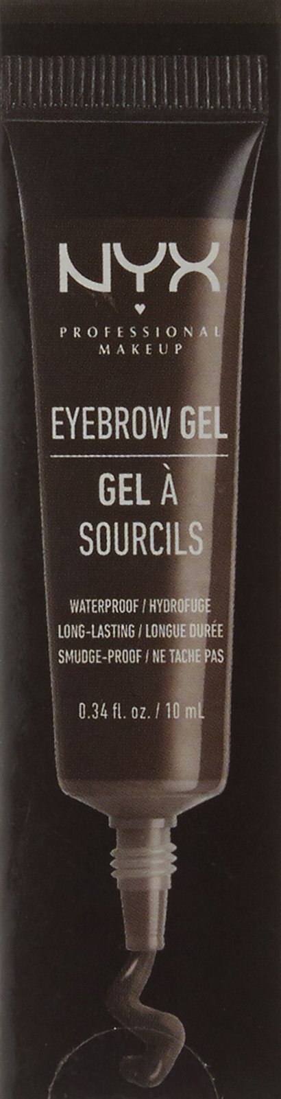NYX PROFESSIONAL MAKEUP Augenbrauengel, Schwarz, 30 ml