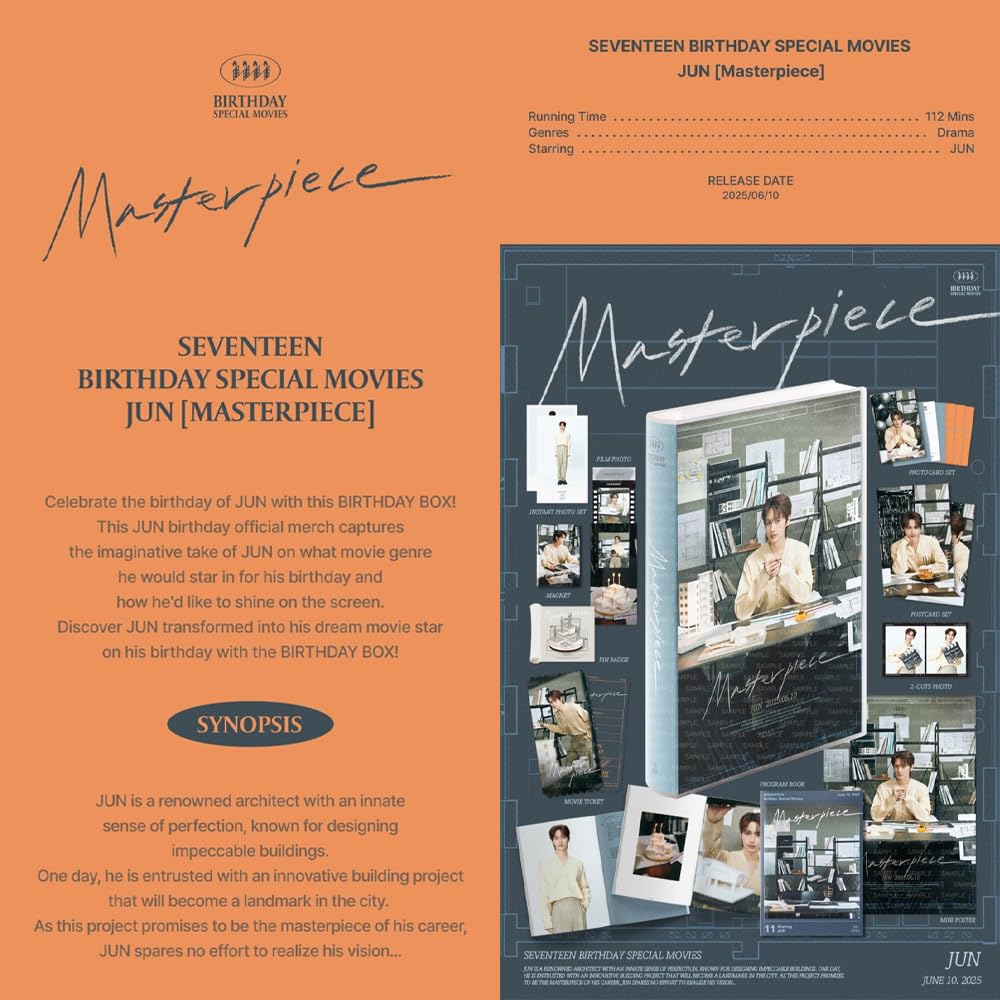 [MD] SEVENTEEN Happy Jun DAY BIRTHDAY BOX VER.4
