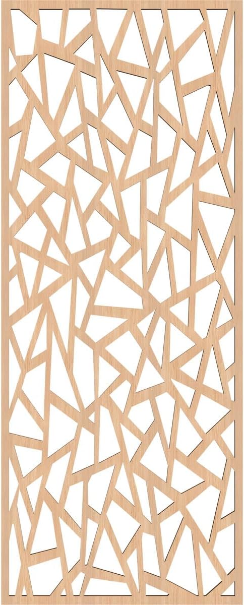 Milton Decorative Pierced Fretwork Wood Wall Panels, 11 3/8"W x 29 3/8"H x 1/4"T, Hickory