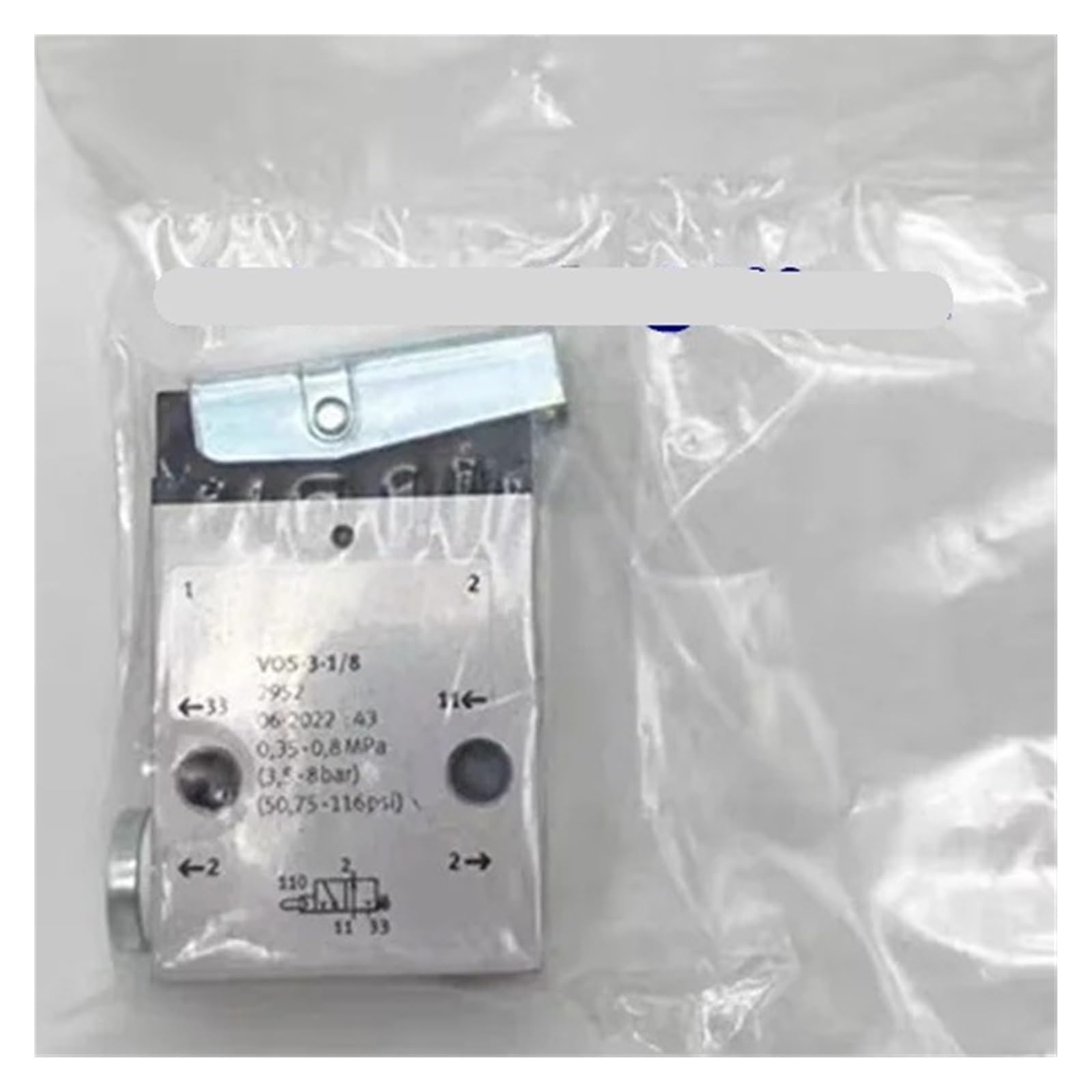 Vanne à tête ronde VS-3-1/8 2334 distributeur pneumatique