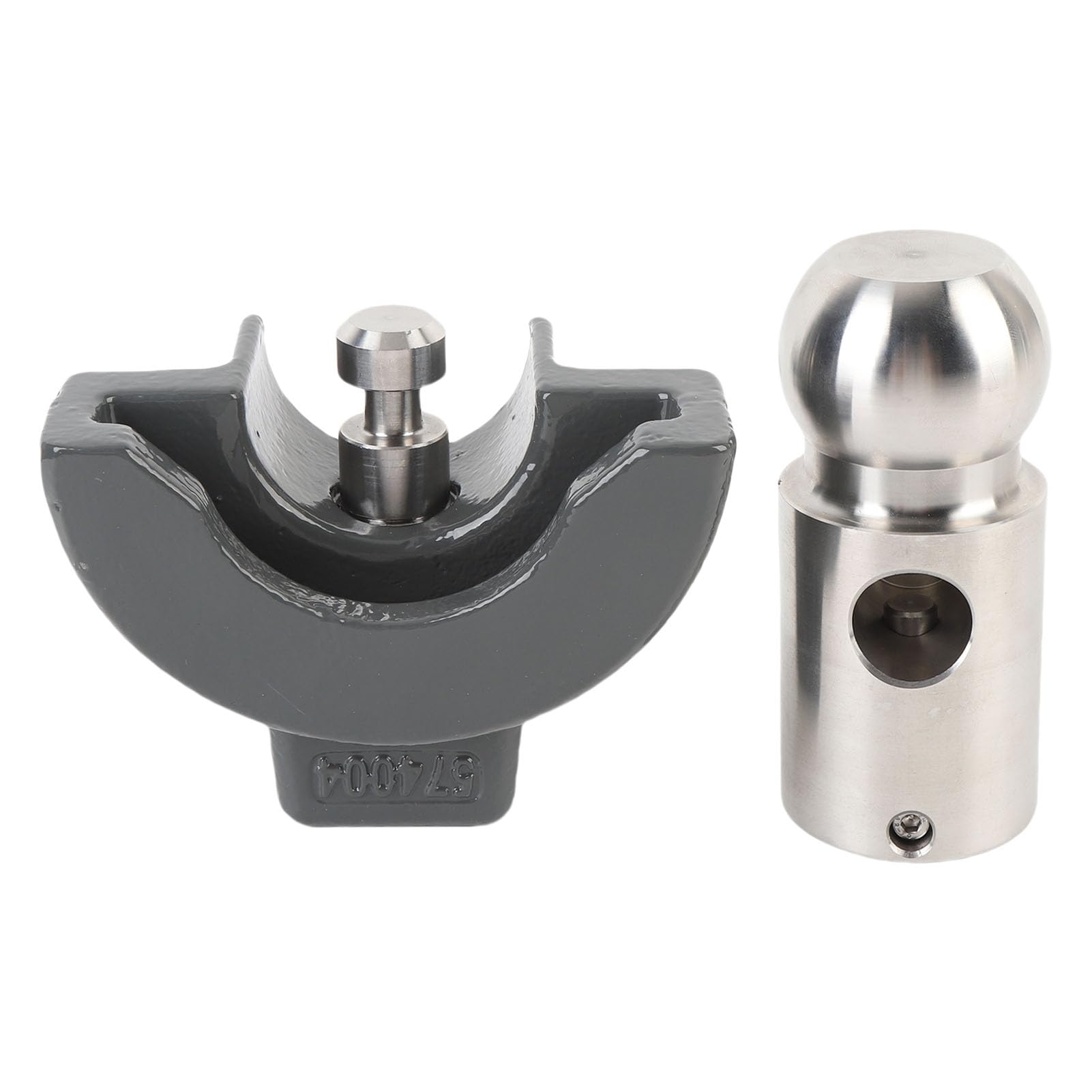 AMONIDA Serrure D'Attelage de Remorque Robuste, Conception Antivol Robuste pour Attelage à Boule de 2 5/16 Pouces, Idéale pour Les Remorques de Voyage et Les Camping-Cars, Construite en Acier