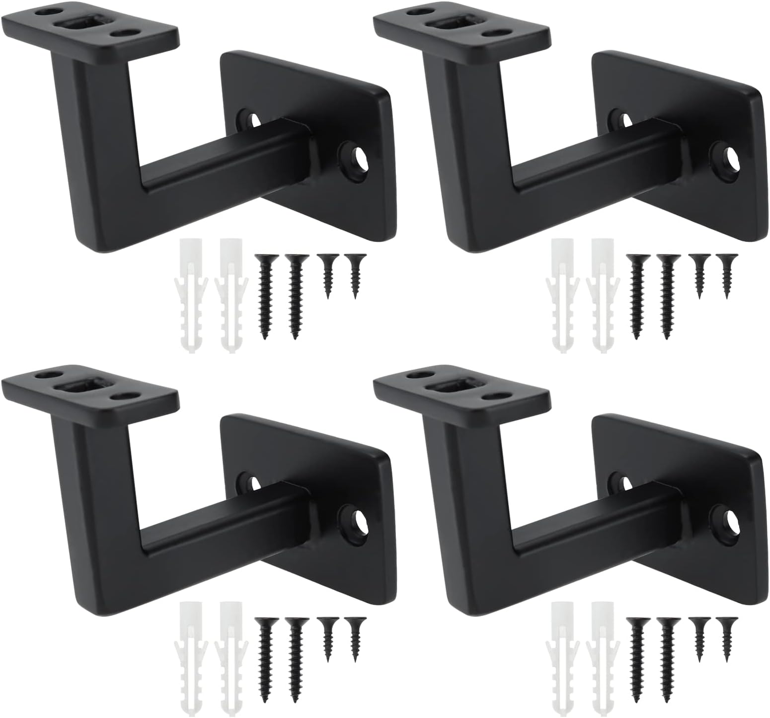 Amazon.com: 3Pcs Stainless Steel Handrail Brackets,Upright Stair ...