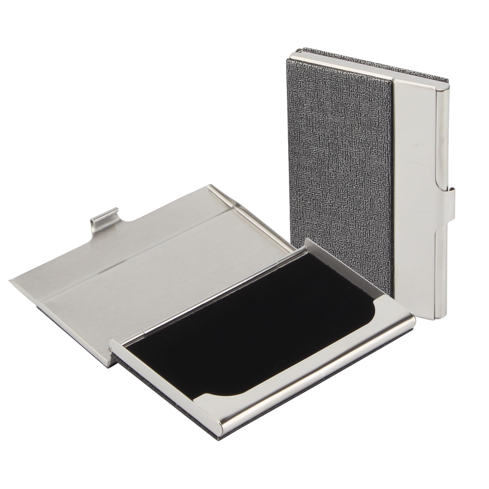 Amazon.com: YINSHCO 2 Packs Leather Metal Container with Snap