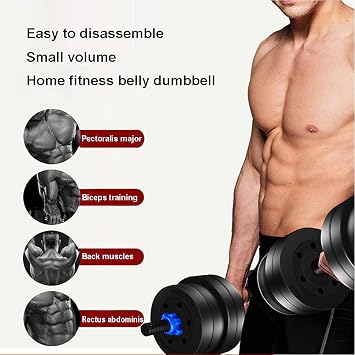 Dumbbell Set Dumbbell Body Shaping Home Gym Adjustable Fitness Dumbbell Set Barbell Men's Fitness Home Dumbbell Exercise Fitness Equipment