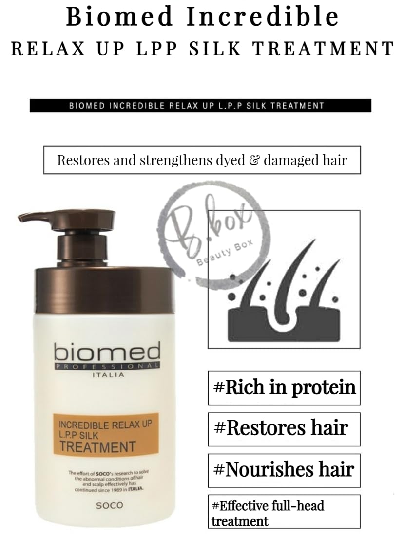 biomed PROFESSIONAL ITALIA INCREDIBLE RELAX UP L.P.P SILK TREATMENT 1000ml